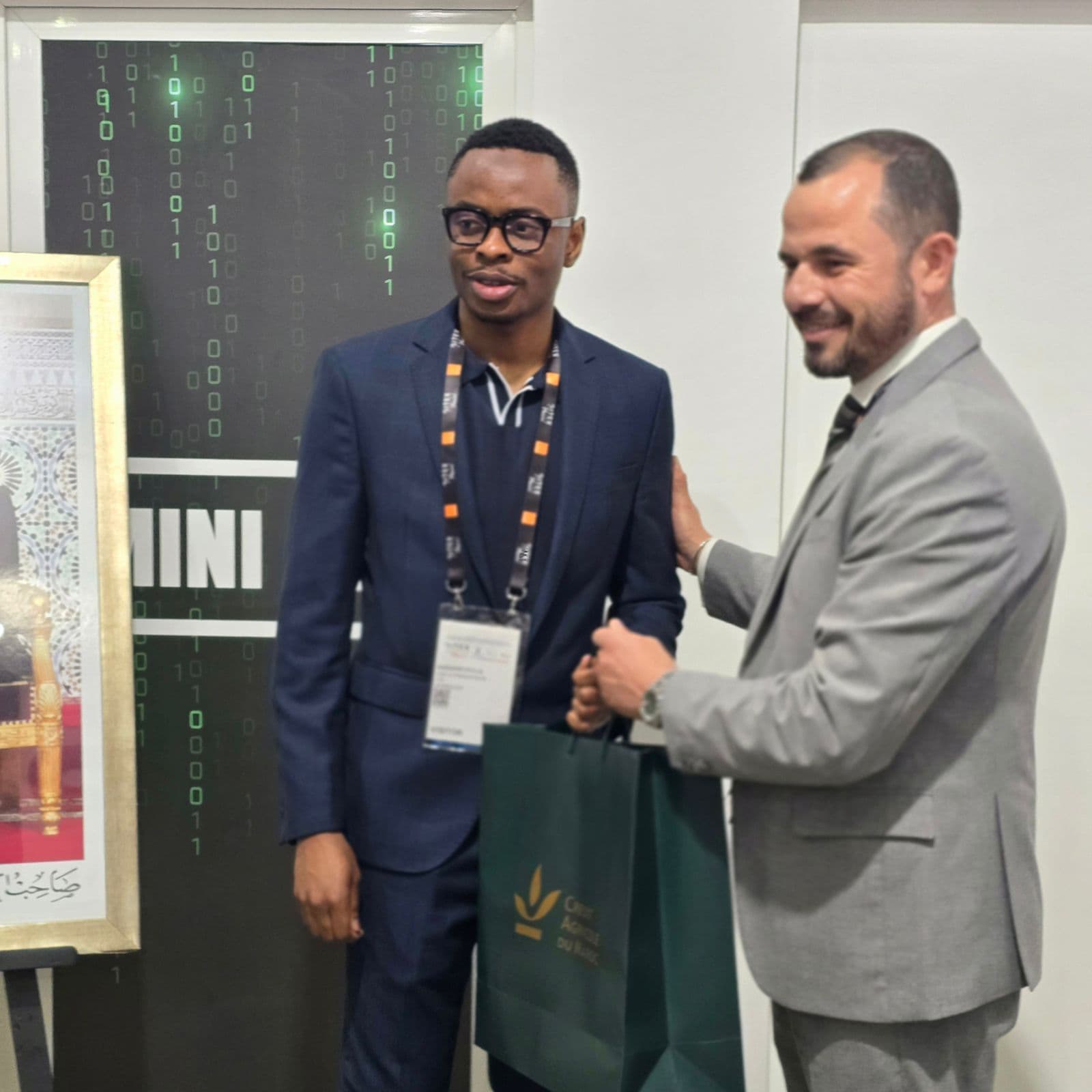 Karamo Sylla, lauréat du AI Prompt Challenge Bank-e au GITEX Africa 2026